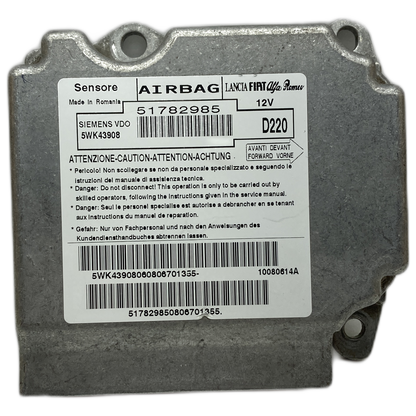 Fiat 500 312 Airbag-Steuergerät Reparatur