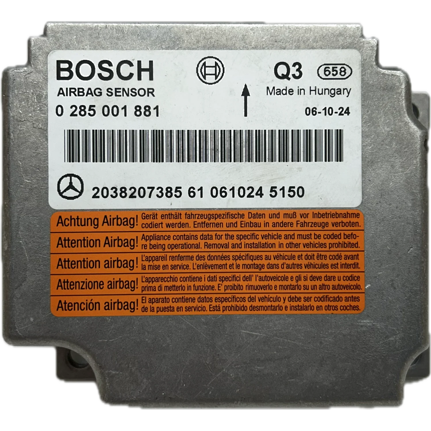 Mercedes-Benz C-Klasse W203 Airbag-Steuergerät Reparatur