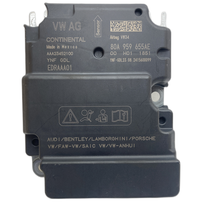 Audi Q5 FYB Sportback Airbag-Steuergerät Reparatur