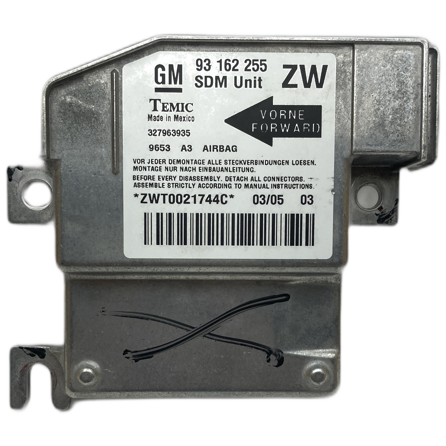 Opel Tigra A Airbag-Steuergerät Reparatur