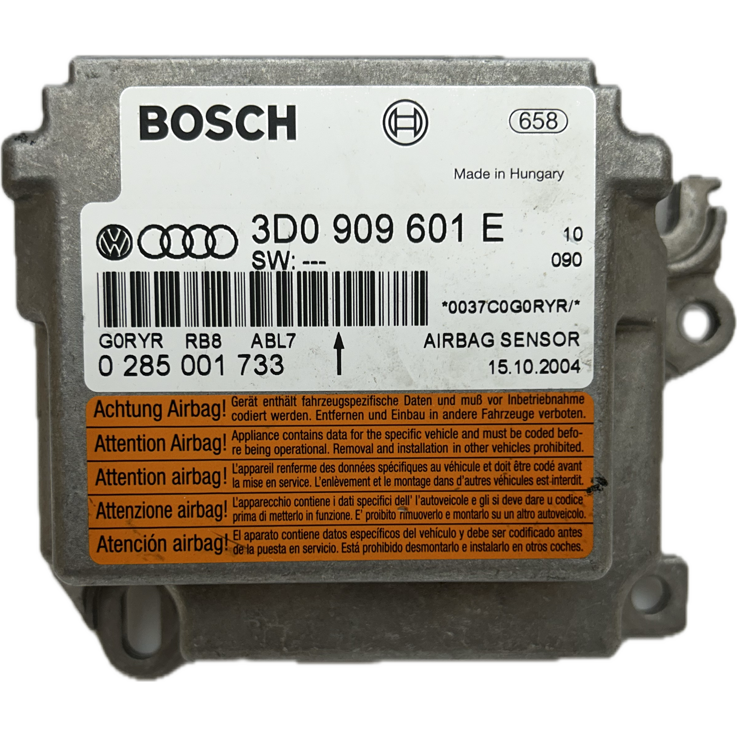 Bentley Continental T Mk1 Airbag-Steuergerät Reparatur