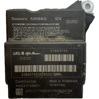 Fiat 500L 330 Airbag-Steuergerät Reparatur