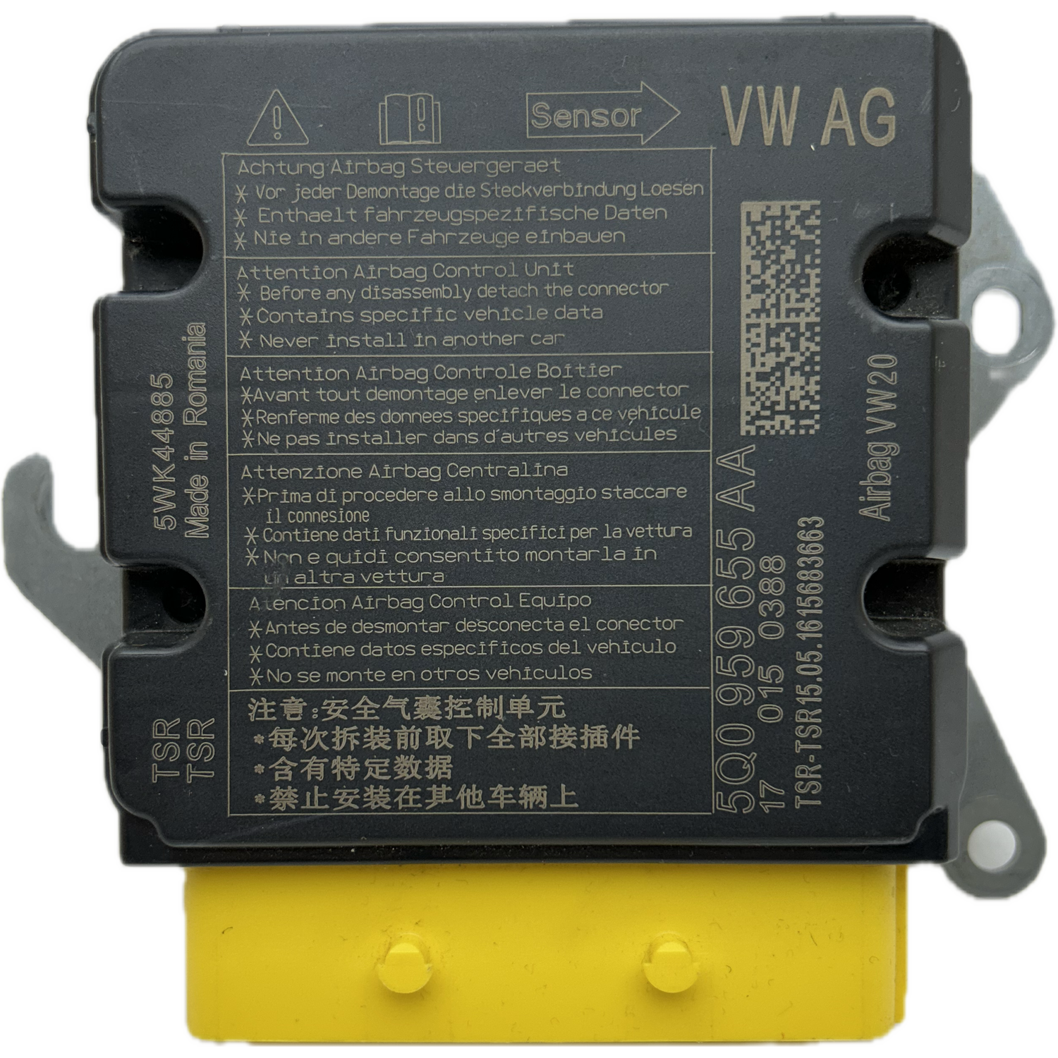 Volkswagen Golf GTI Mk7 Airbag-Steuergerät Reparatur