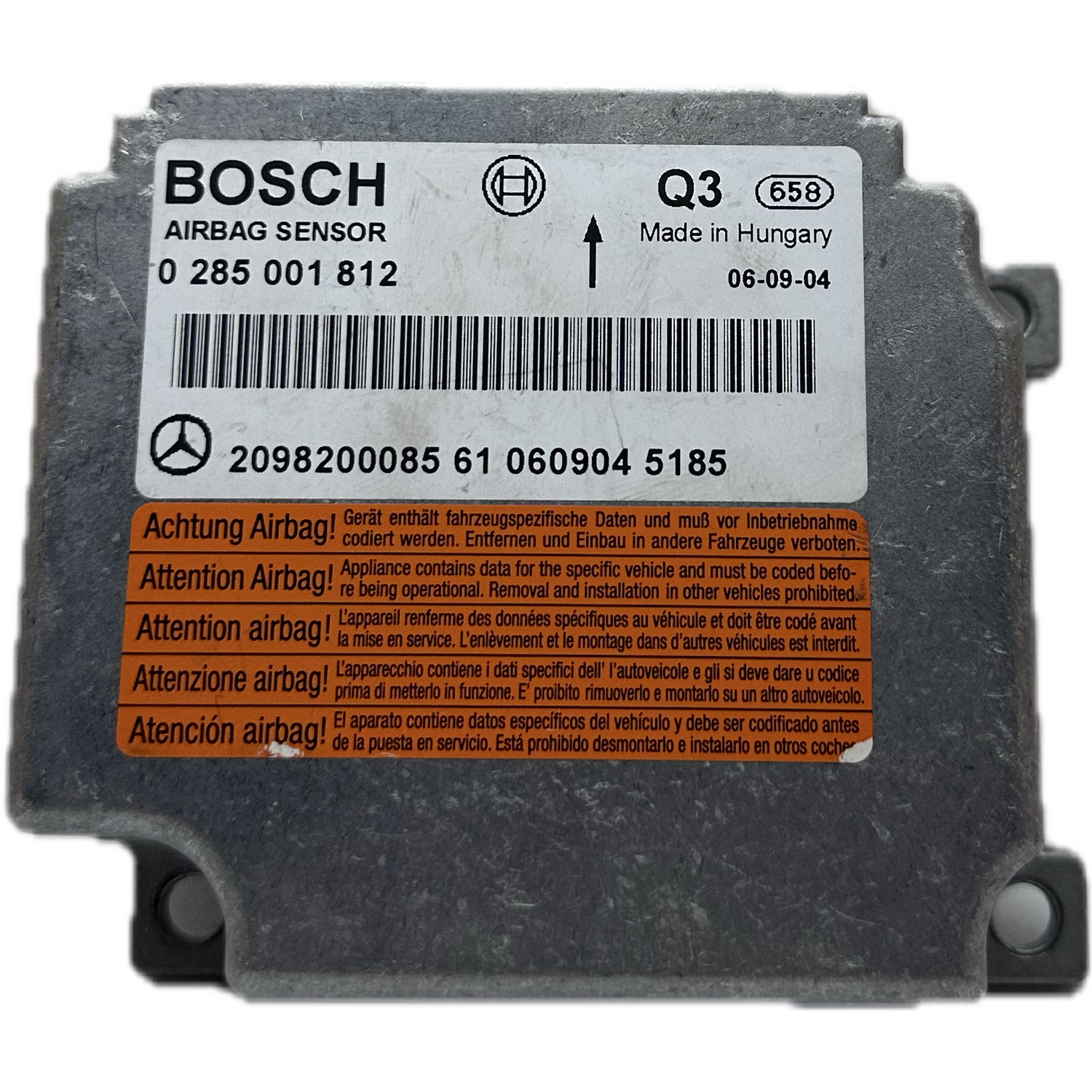 Mercedes-Benz CLK A209 Cabriolet Airbag-Steuergerät Reparatur