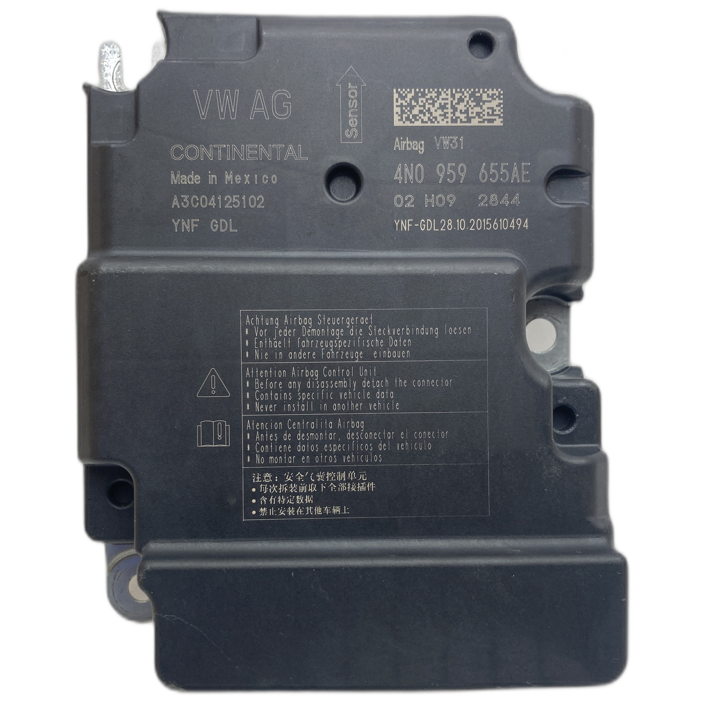 Audi RSQ8 4M Airbag-Steuergerät Reparatur