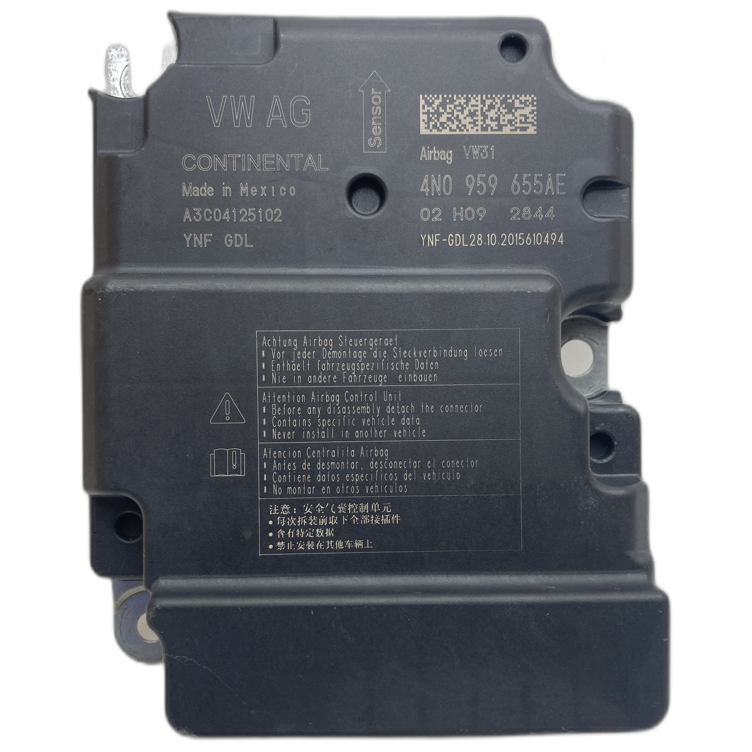 Audi RSQ8 4M Airbag-Steuergerät Reparatur