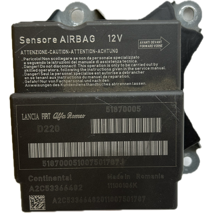 Fiat Punto 199 Airbag-Steuergerät Reparatur