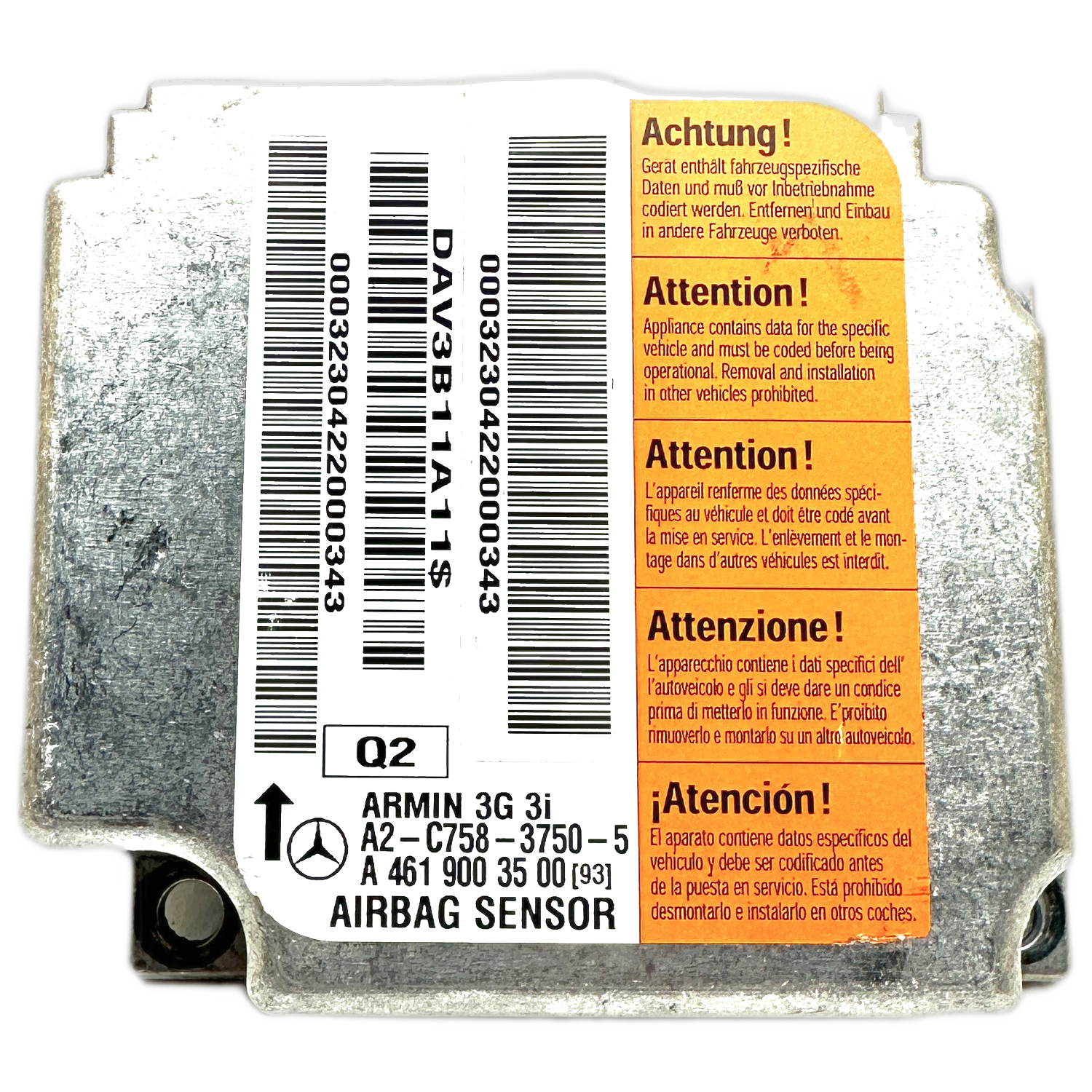 Mercedes-Benz G-Klasse W461 Airbag-Steuergerät Reparatur