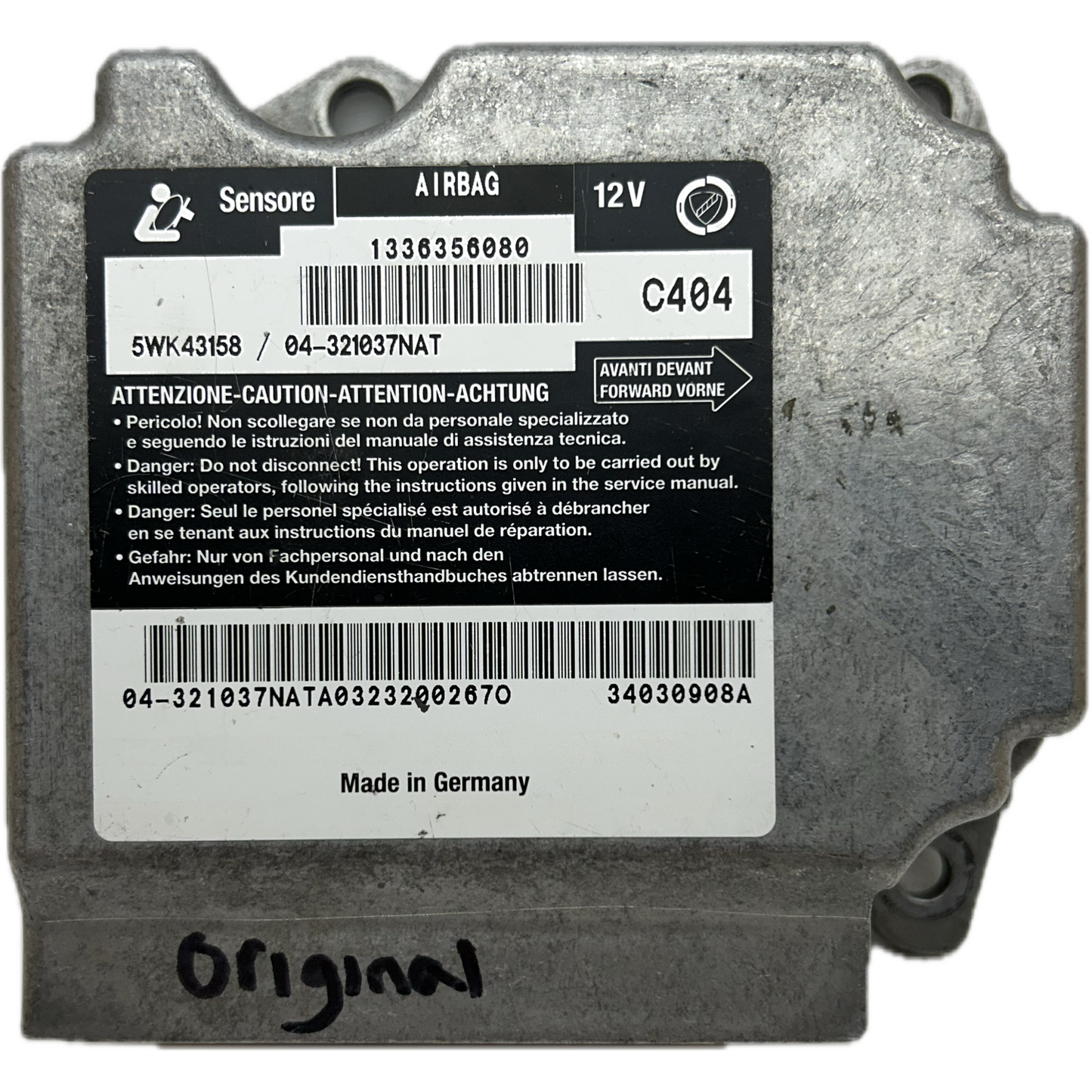 Fiat Ducato 244 Airbag-Steuergerät Reparatur