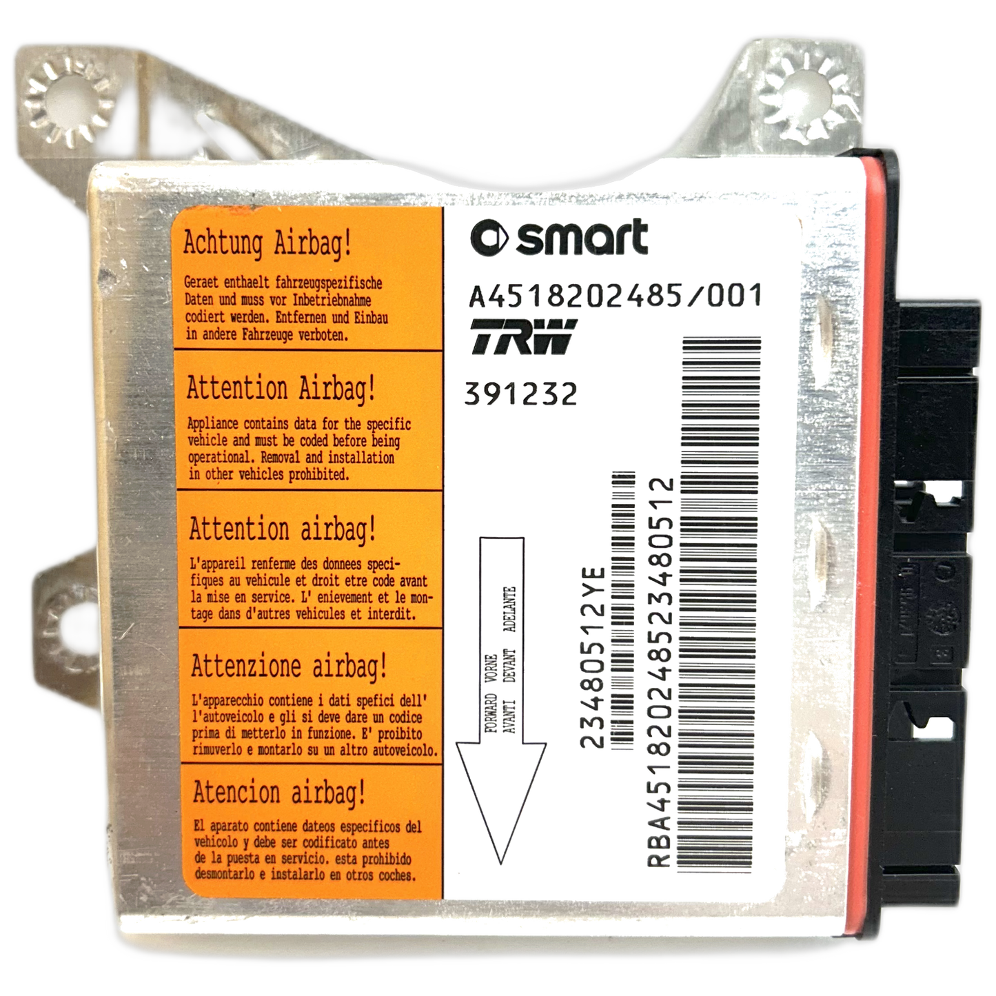 Smart Fortwo C451 Airbag-Steuergerät Reparatur