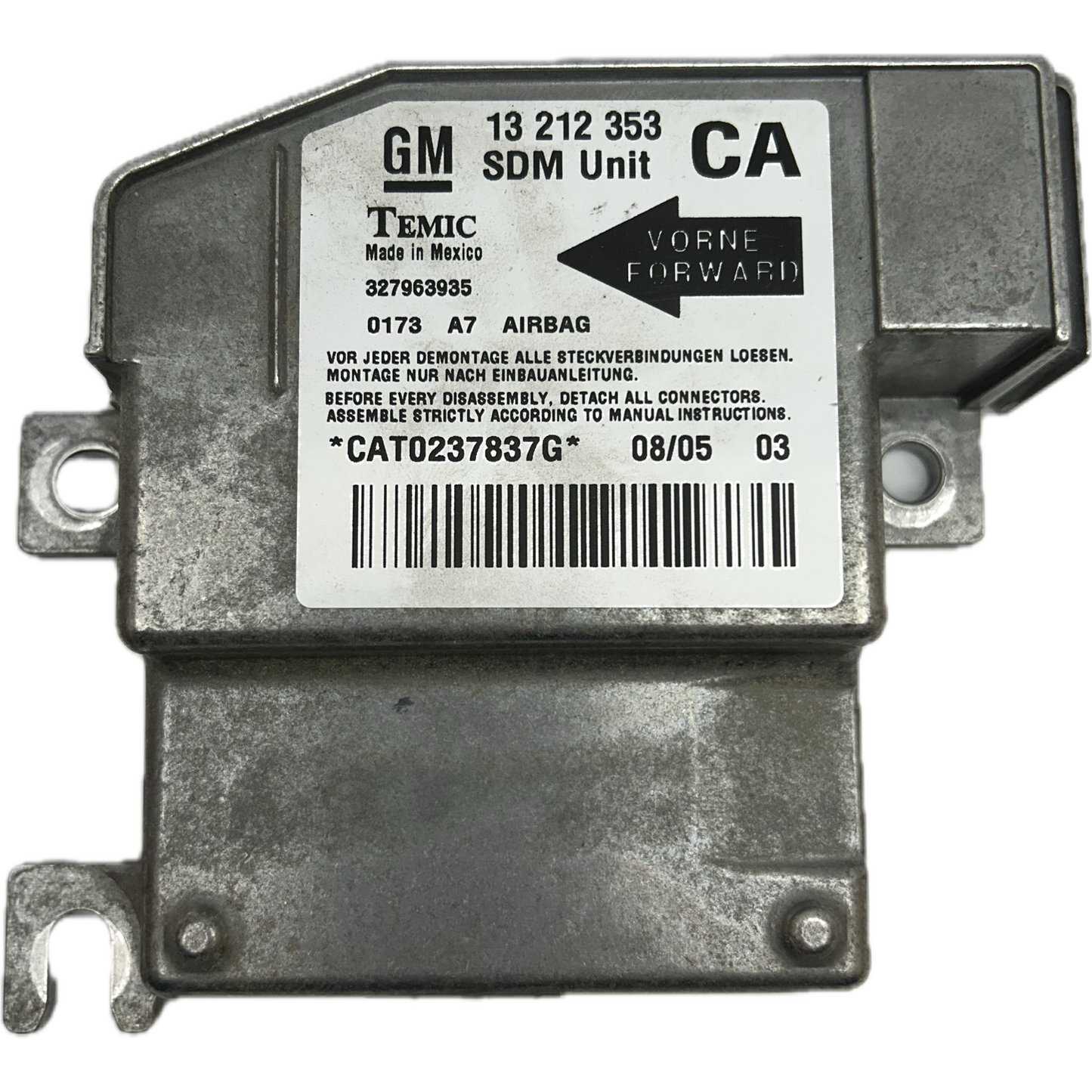 Opel Corsa C Airbag-Steuergerät Reparatur