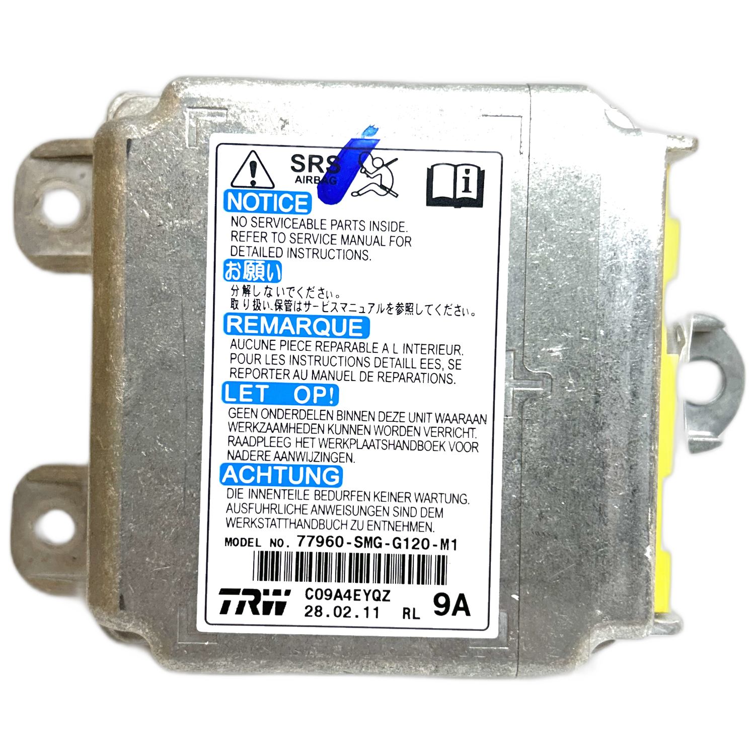 Honda Civic 9th Gen Airbag-Steuergerät Reparatur