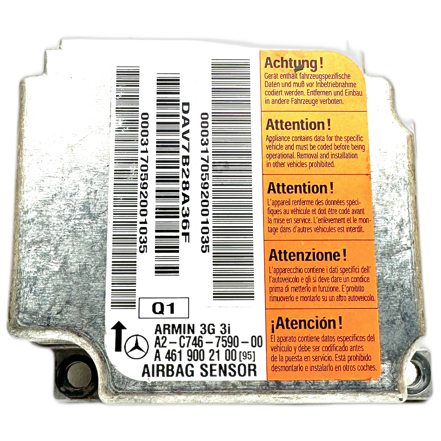 Mercedes-Benz G-Klasse W461 Airbag-Steuergerät Reparatur