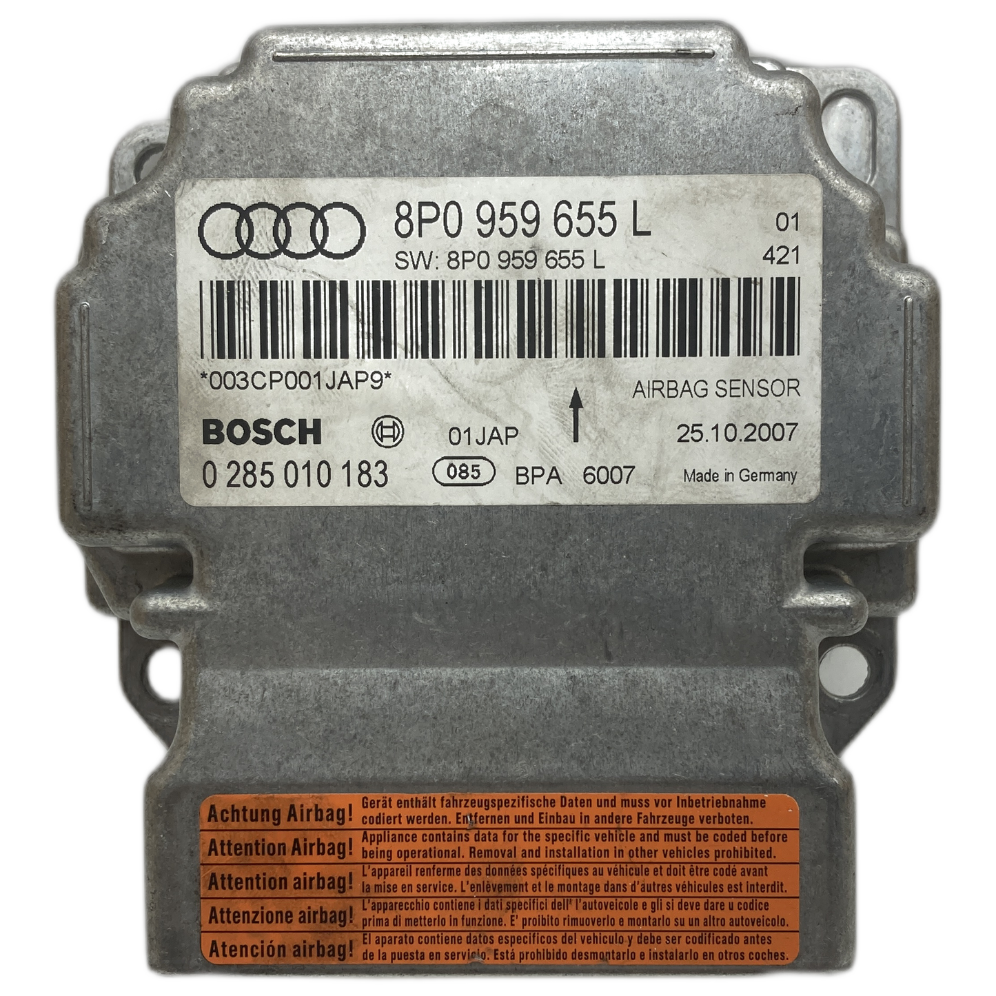 Audi A3 8P Airbag-Steuergerät Reparatur