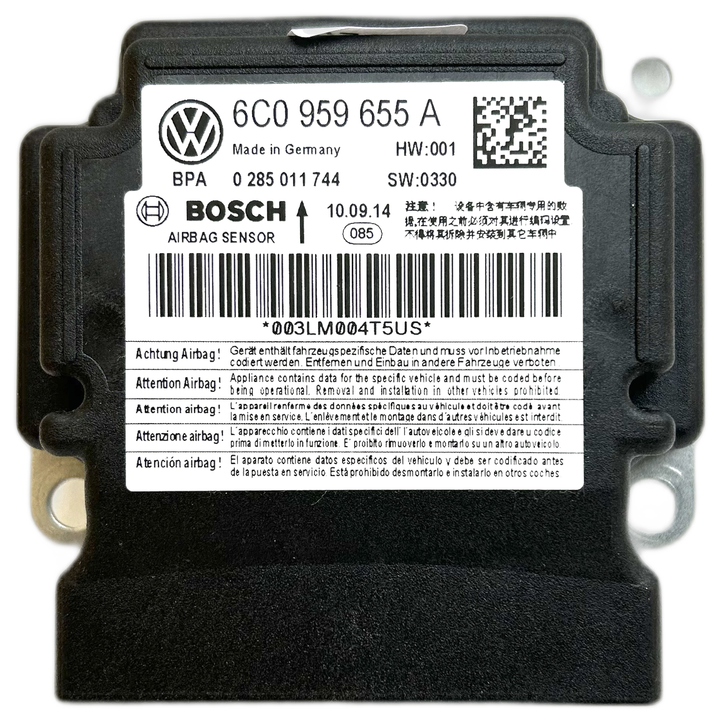 Volkswagen Polo Mk5 Airbag-Steuergerät Reparatur