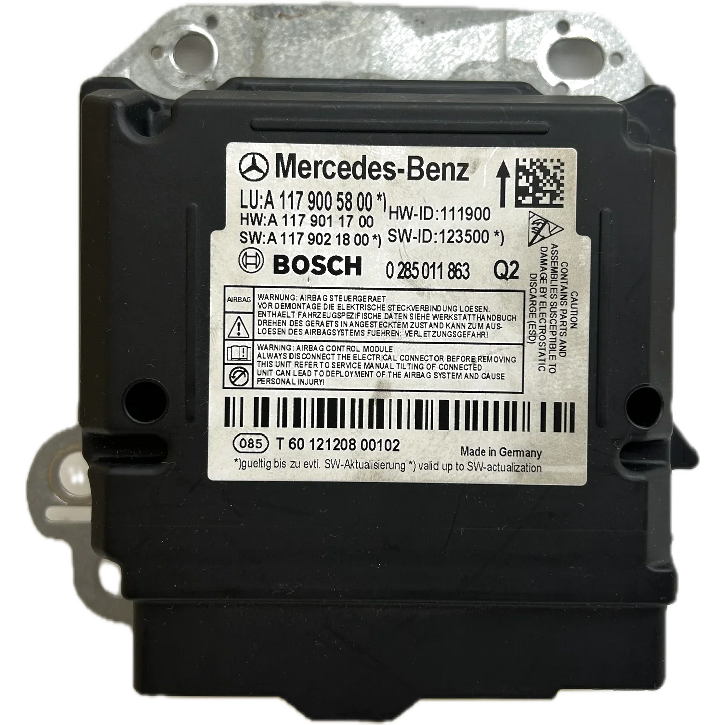 Mercedes-Benz CLA C118 Airbag-Steuergerät Reparatur