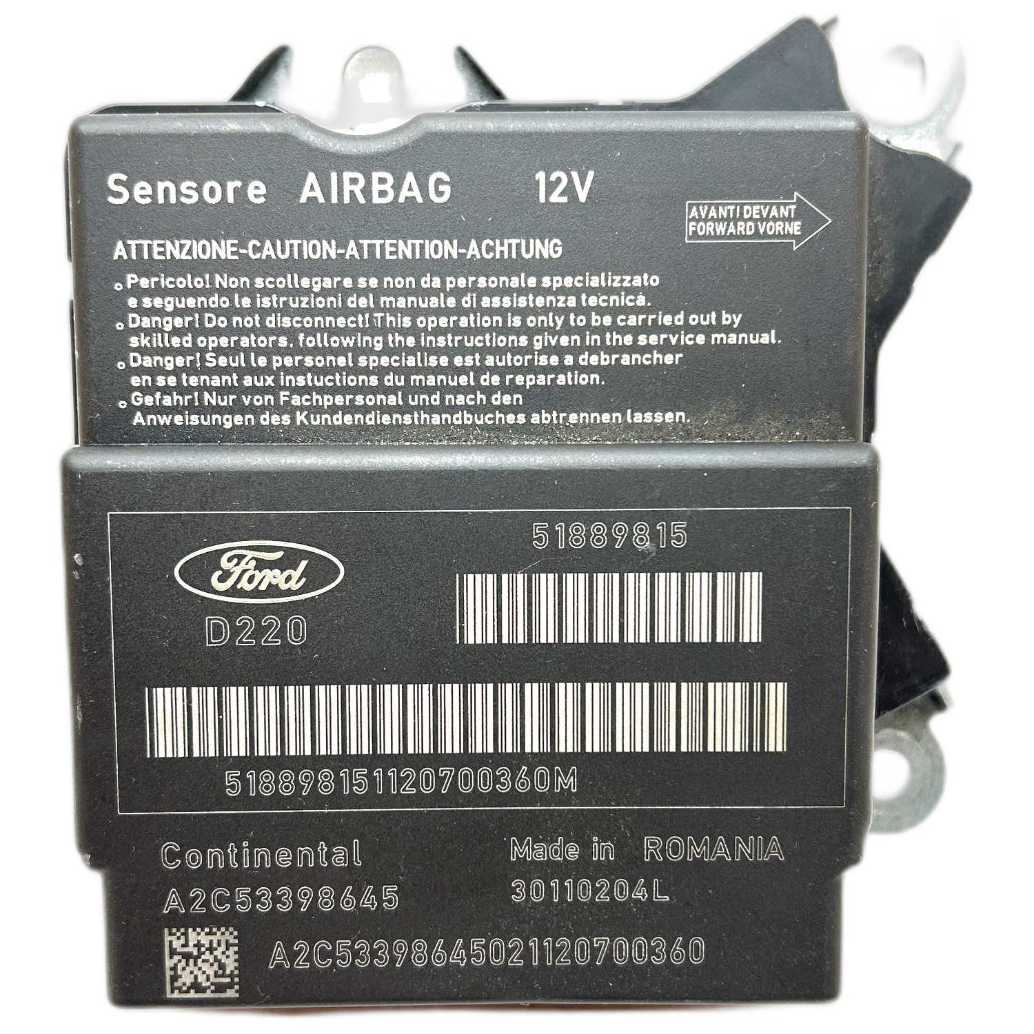 Ford Ka+ Mk1 Airbag-Steuergerät Reparatur