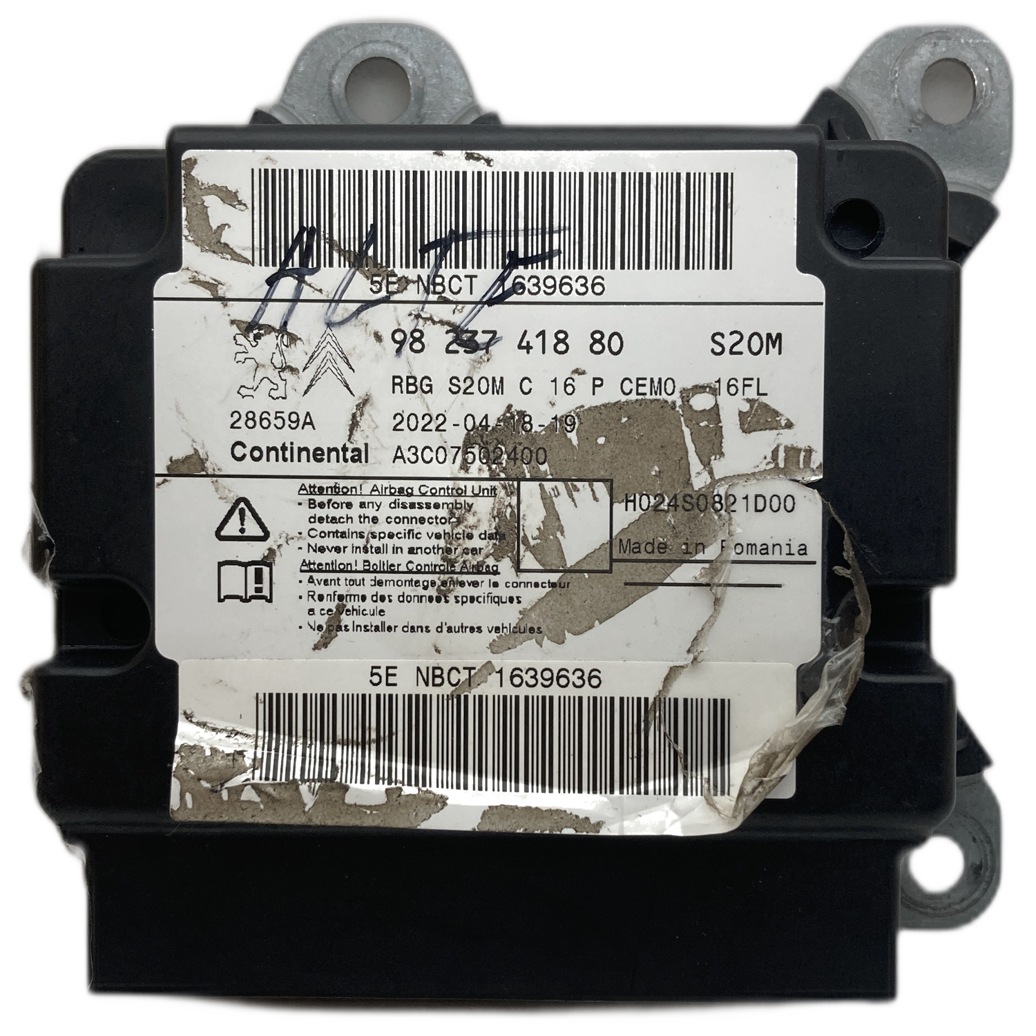 Citroën C5 Aircross I Airbag-Steuergerät Reparatur