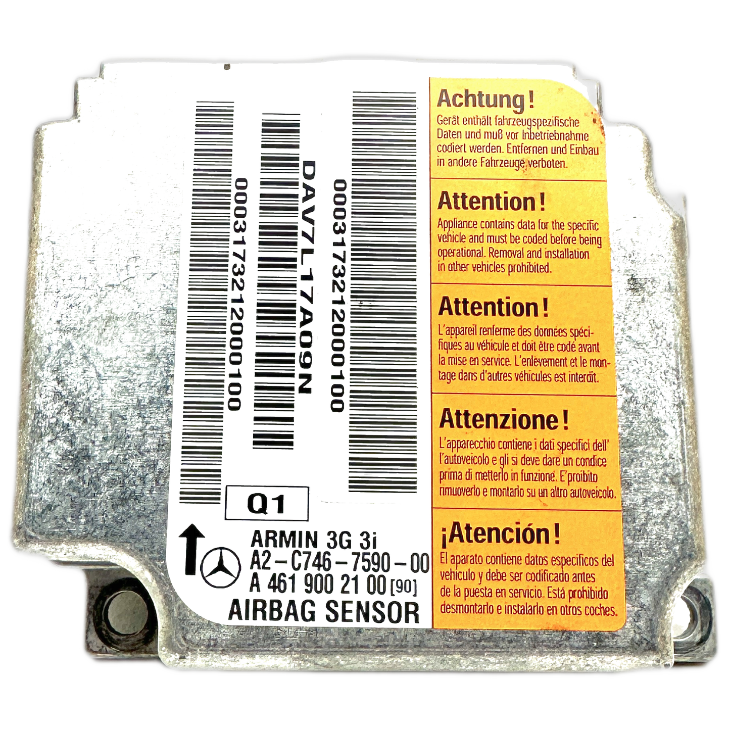 Mercedes-Benz G-Klasse W461 Airbag-Steuergerät Reparatur