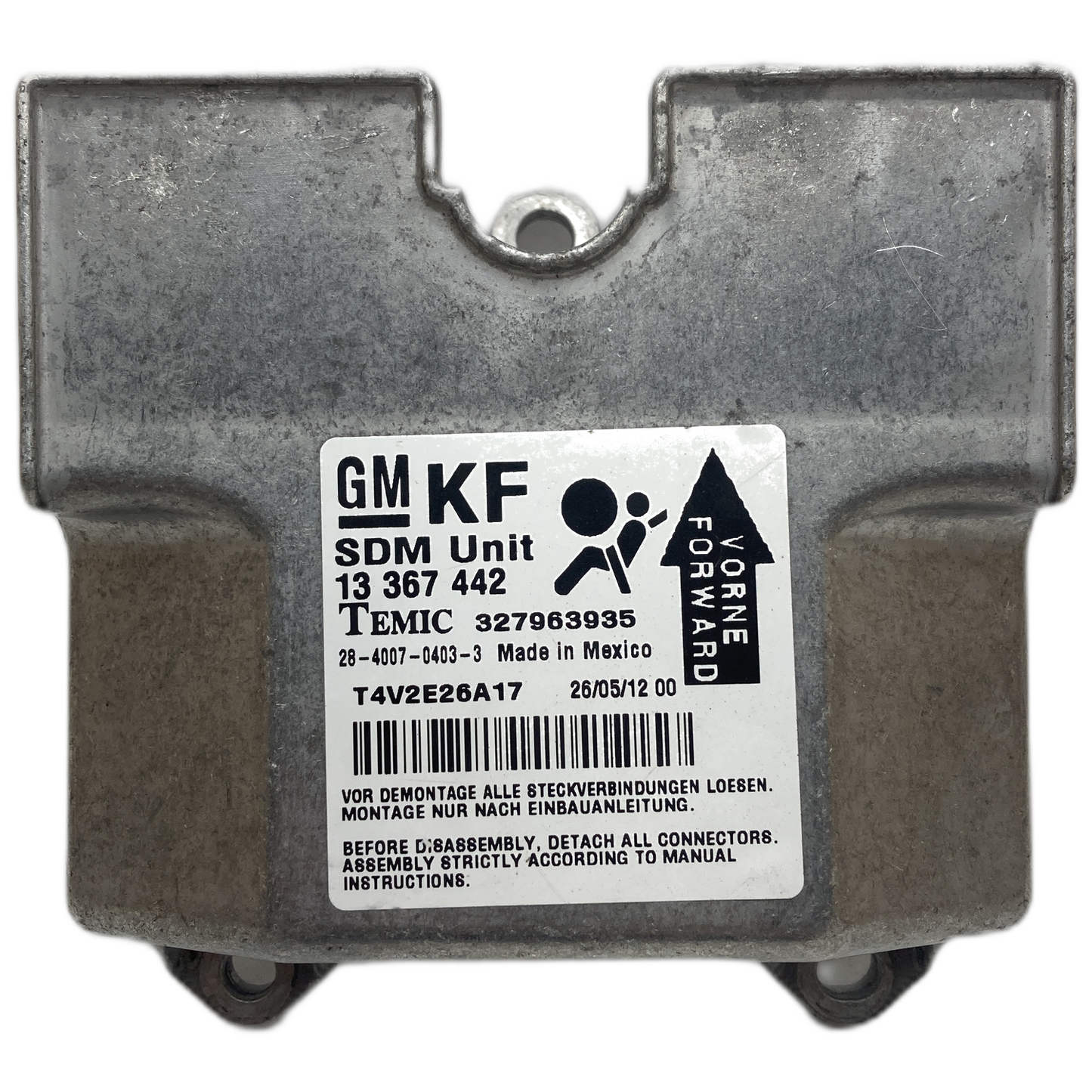 Opel Astra H Airbag-Steuergerät Reparatur