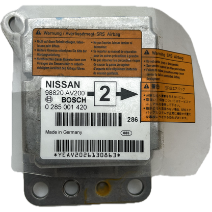 Nissan Xterra N50 Airbag-Steuergerät Reparatur