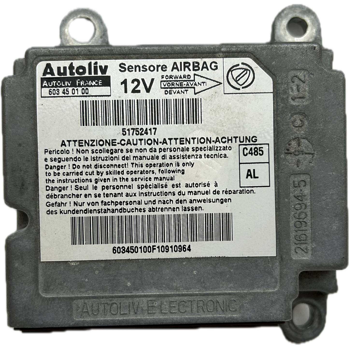 Lancia Ypsilon 843 Airbag-Steuergerät Reparatur