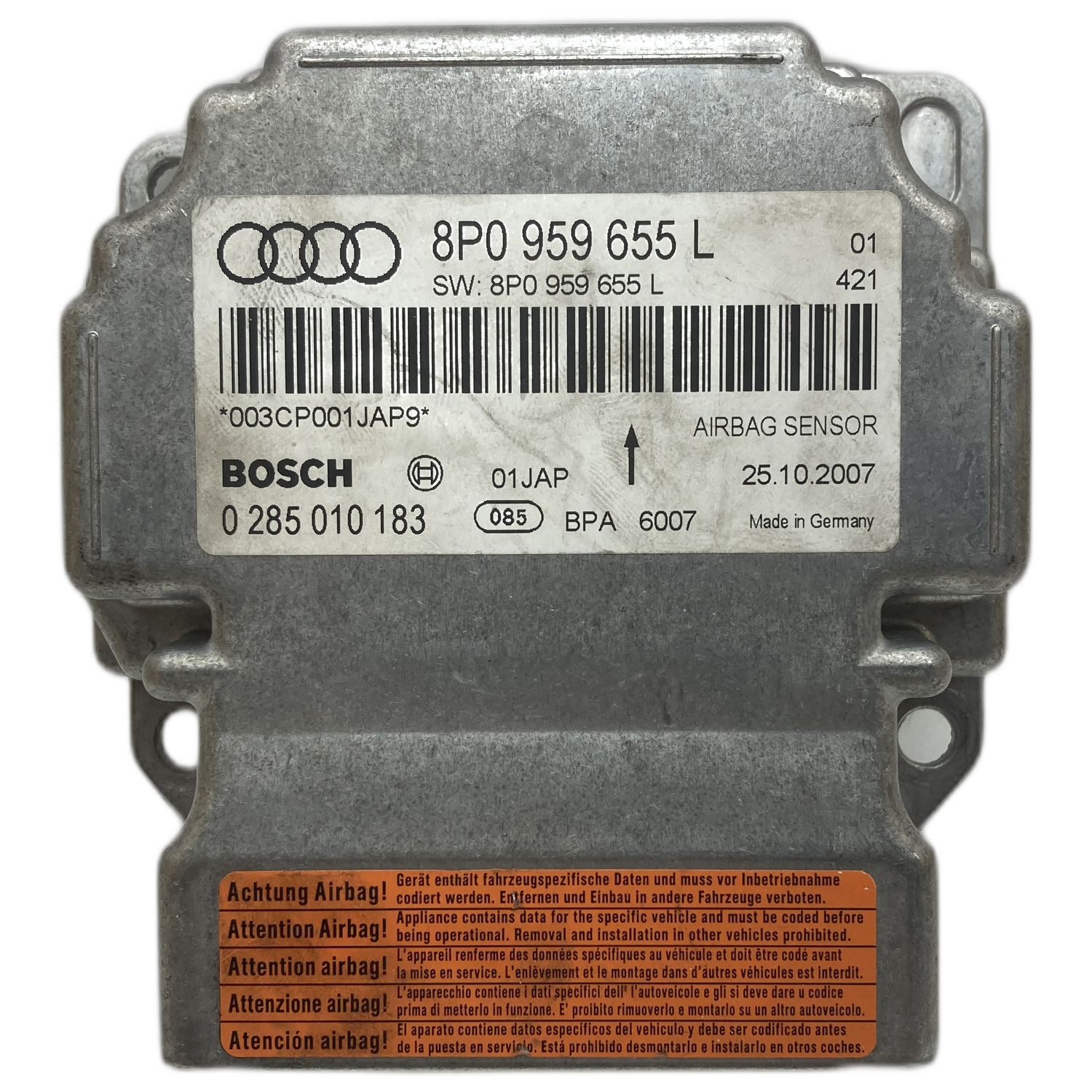 Audi RS3 8P Airbag-Steuergerät Reparatur