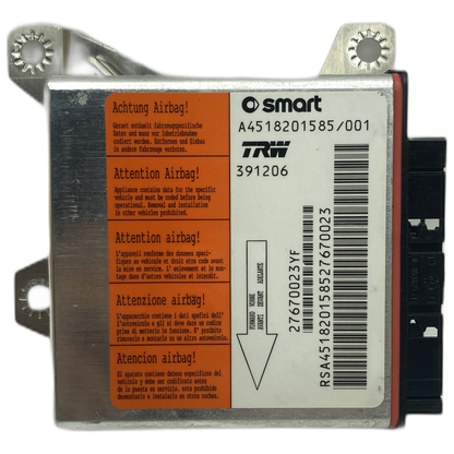 Smart Fortwo C451 Airbag-Steuergerät Reparatur