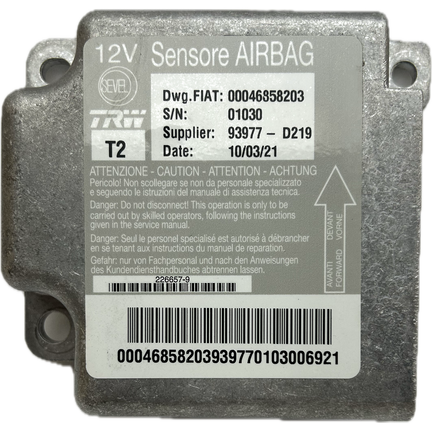 Citroën Relay II Airbag-Steuergerät Reparatur