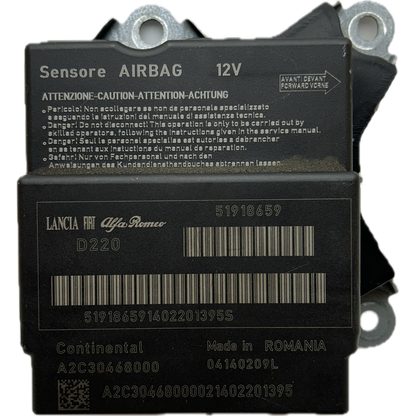Fiat 500 312 Airbag-Steuergerät Reparatur