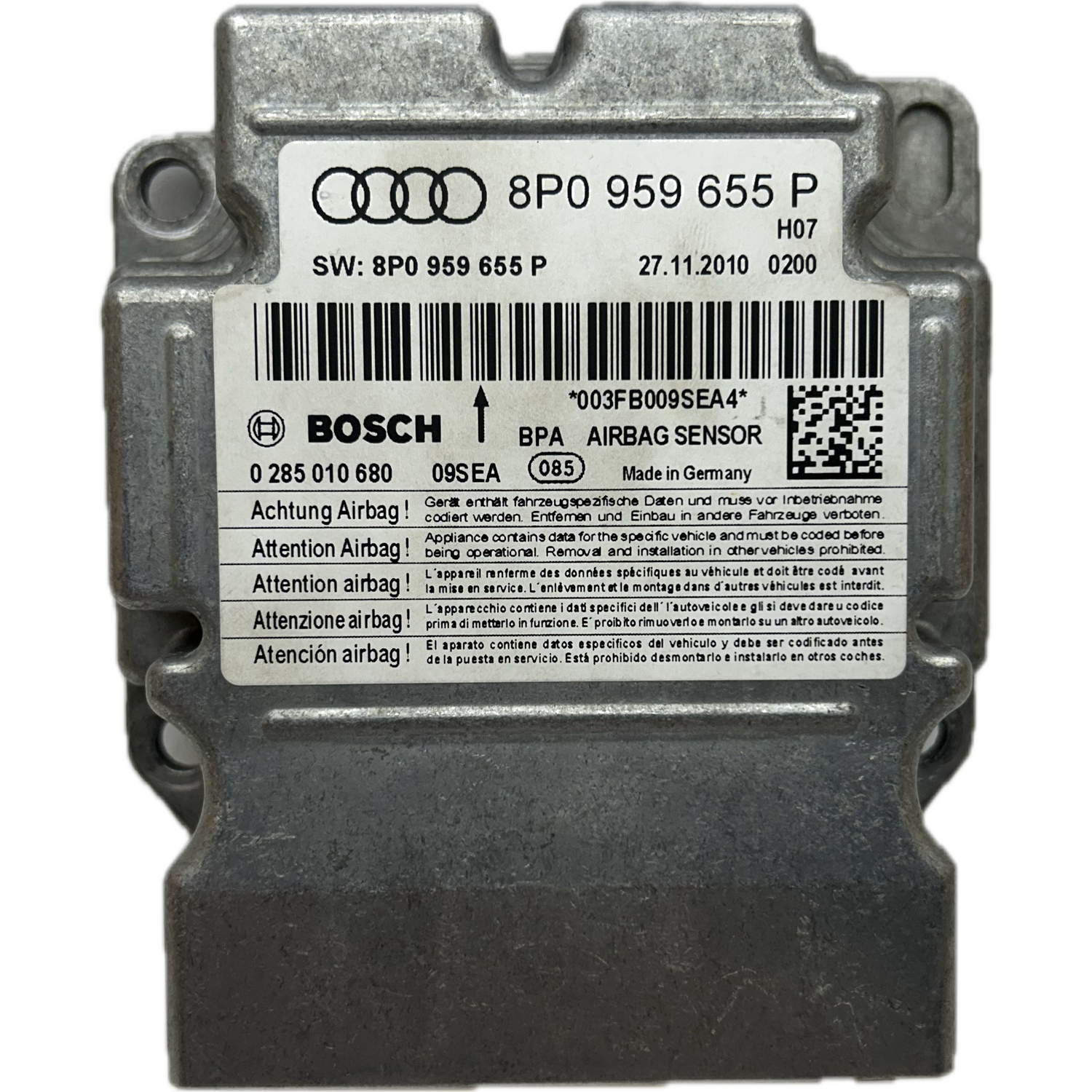 Audi A3 8P Airbag-Steuergerät Reparatur