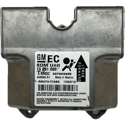 Opel Astra H Airbag-Steuergerät Reparatur