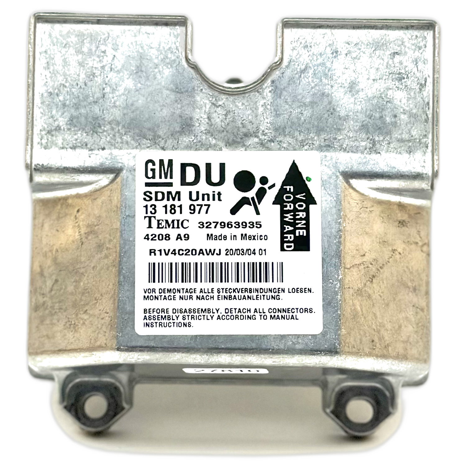 Opel Astra H Airbag-Steuergerät Reparatur