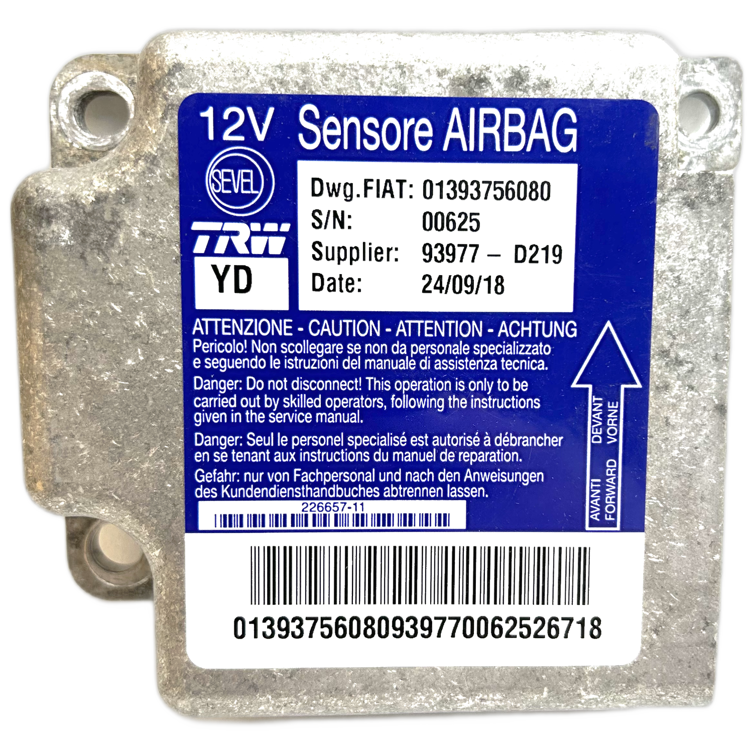 Citroën Jumper II Airbag-Steuergerät Reparatur