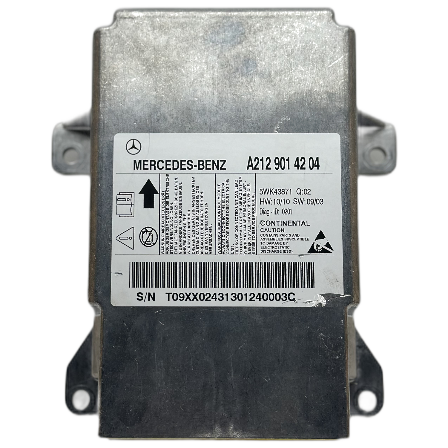 Mercedes-Benz E-Klasse W212 Airbag-Steuergerät Reparatur