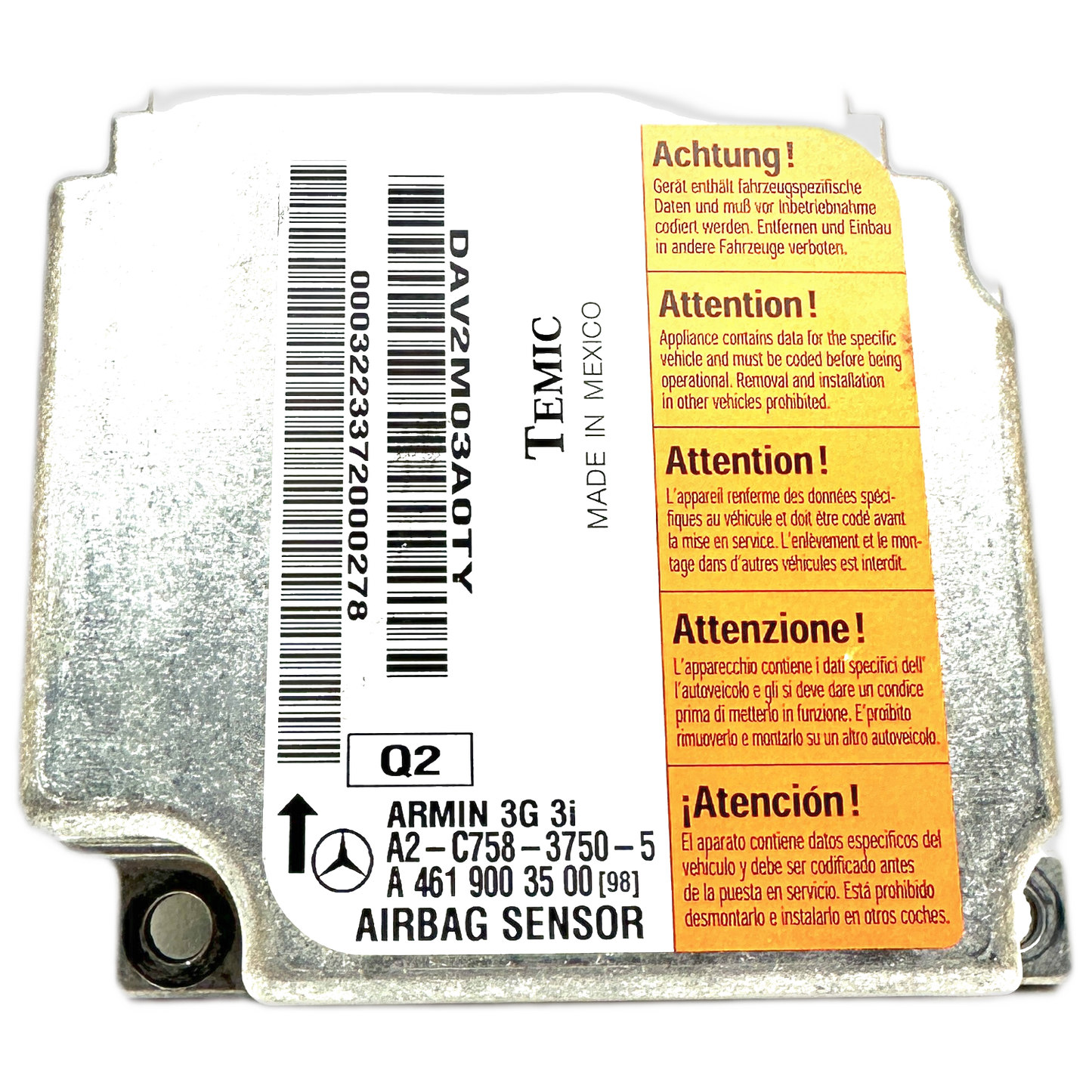 Mercedes-Benz G-Klasse W461 Airbag-Steuergerät Reparatur