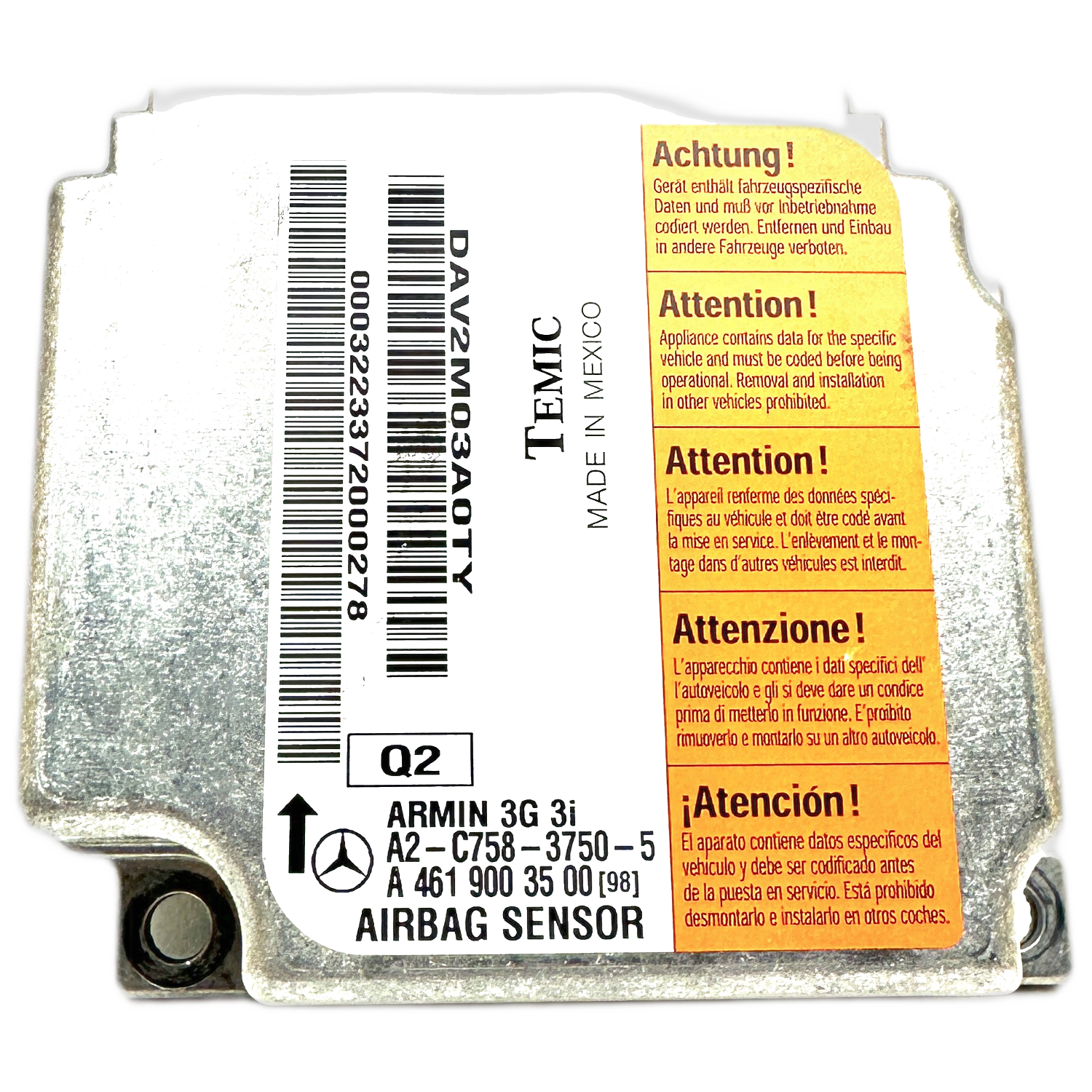 Mercedes-Benz G-Klasse W461 Airbag-Steuergerät Reparatur