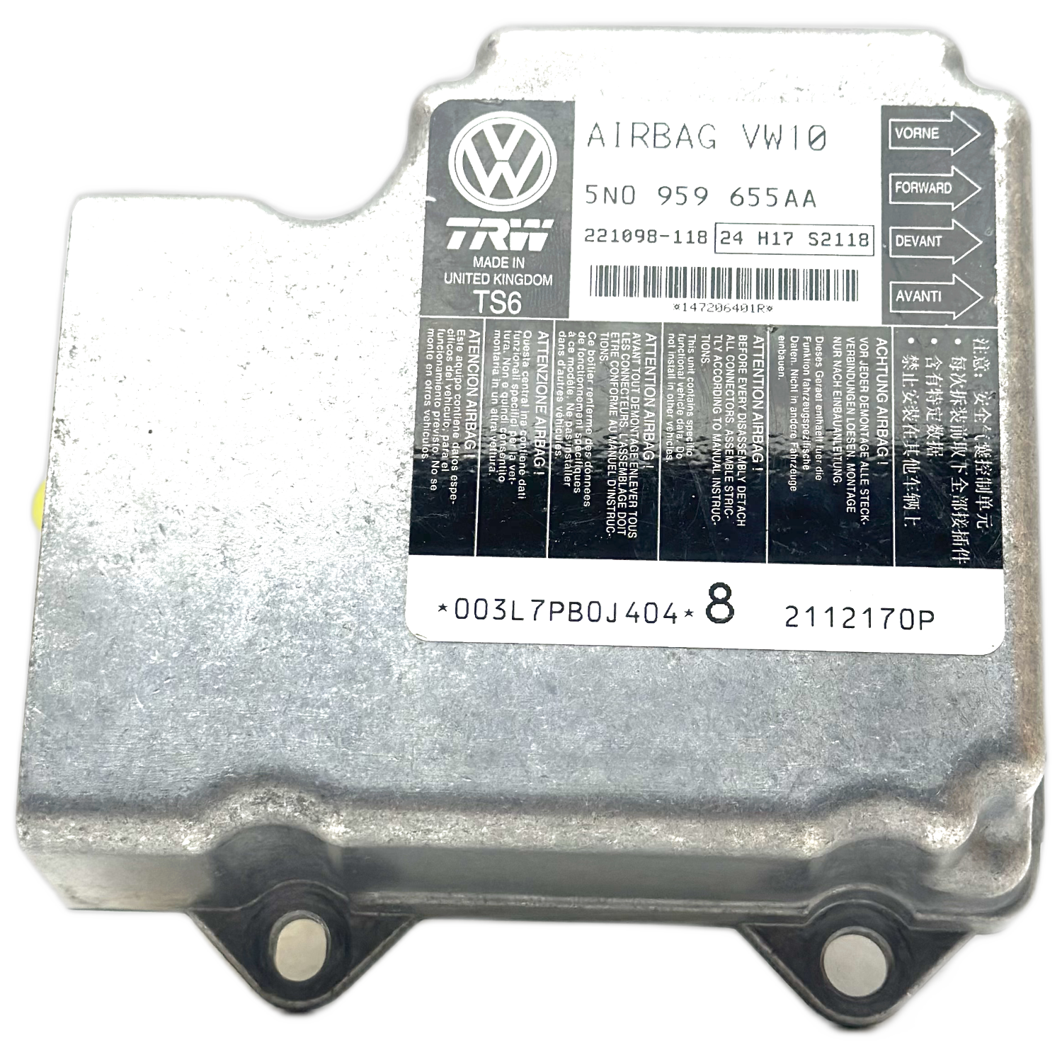 Volkswagen Passat CC 35 Airbag-Steuergerät Reparatur